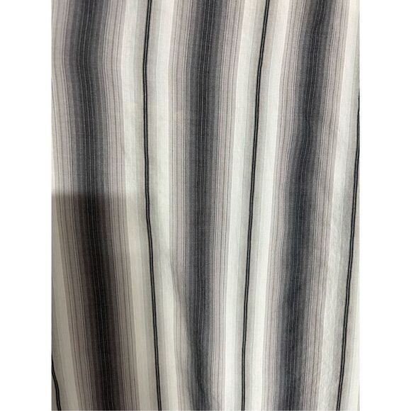 Tommy Bahama 100% Tencel XXL Long Sleeve Grey Striped Shirt - Picture 6 of 6